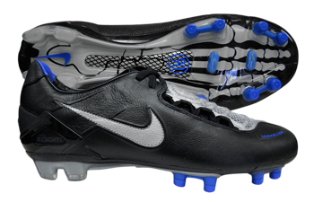 Total 90 Laser FG Football Boots Black / Met. Silver / Blue