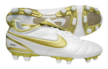 Air Legend II FG Football Boots White - Gold
