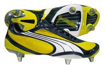 V1-08 SG Football Boots Yellow / Charcoal