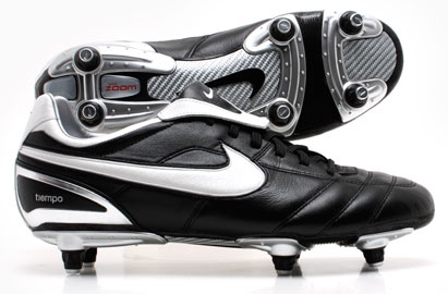 Air Legend II SG Football Boots Black / White / Silver