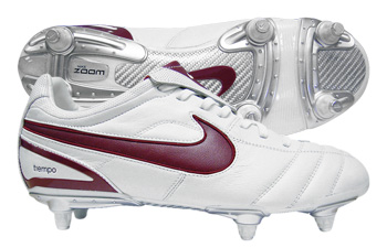 Air Legend II SG Football Boots Metallic White-Team Red