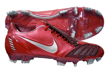 Total 90 Laser II FG Football Boots Varsity Red / Silver
