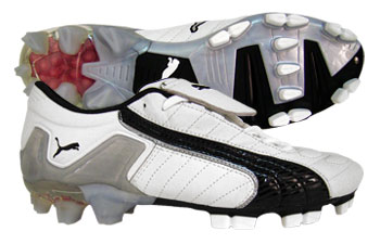 V-Konstrukt II FG Football Boots White/Black