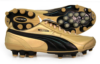 King XL HG-3G Football Boots Team Gold-Black