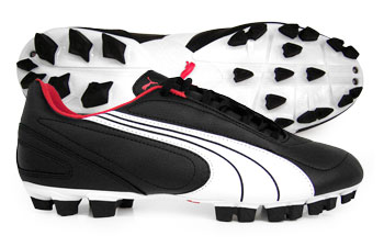 V6.08 GCi FG Football Boots Black/White