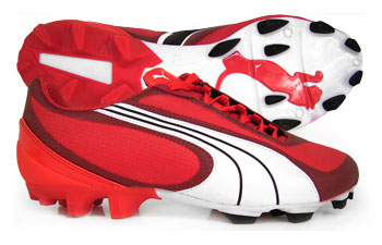 V5.08 GCi FG Football Boots Red/White