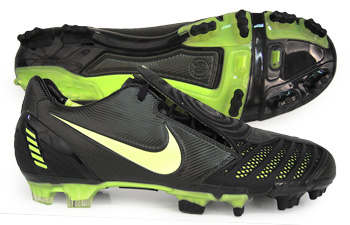 Total 90 Laser II FG Football Boots Dark Army-Volt Black