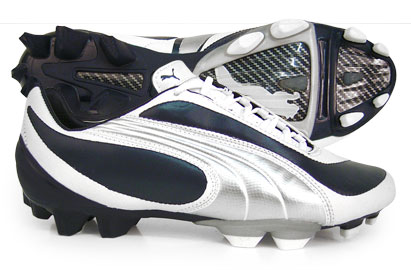 V3.08 I FG Football Boots Navy-White-Silver