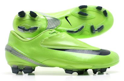 Mercurial Vapor IV FG Football Boots Citron-Charcl-Met Silver