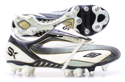 SX Flare HG Metal Tipped Football Boots Pearl White-Blk-Gold