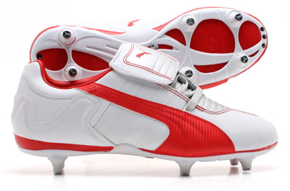V-Kon III SG Football Boots White-Red-Silver