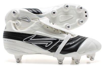 Magnet SG Football Boots White Black
