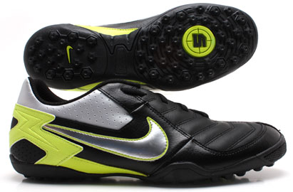 Nike5 T-3 CT Astro Turf /3G Trainers Black/Silver