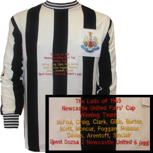 Newcastle United Fairs Cup 40th Anniversary