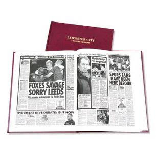 Leicester City Newspaper Book