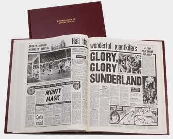 Sunderland AFC Football Newspaper Book