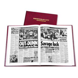 Birmingham City Football Newspaper Book