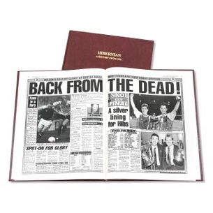 Hibernian Football Newspaper Book