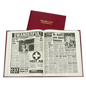 Swansea City Football Newspaper Book