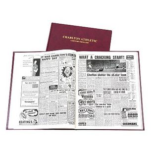 Charlton Athletic Football Newspaper Book