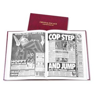 Crystal Palace Football Newspaper Book