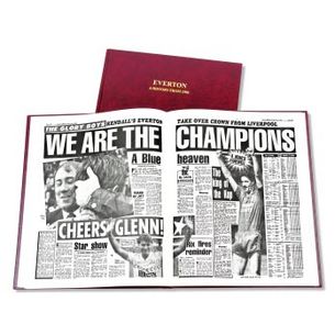 Everton Football Newspaper Book