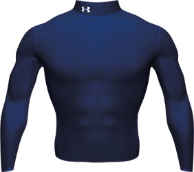 Under Armour Cold Gear Ls Turtleneck Navy