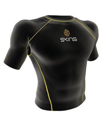 Compression SS Top Blk - Gold