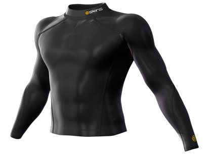 Bio-sport Thermal Ls Top Mock Black