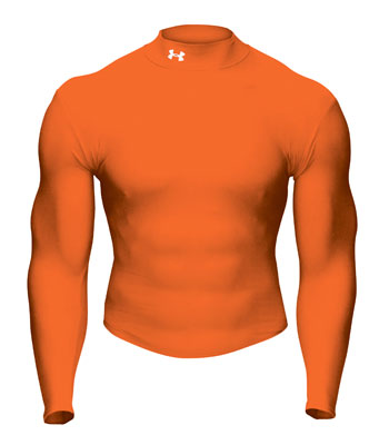 Under Armour Cold Gear LS Turtleneck Orange