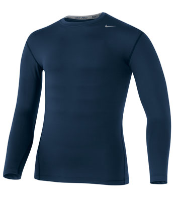Nike Pro LS Core T-shirt Navy