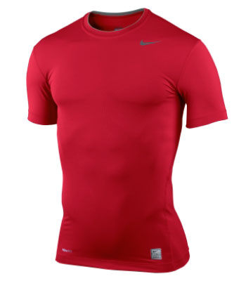 Nike Pro SS Core T-shirt Varsity Red