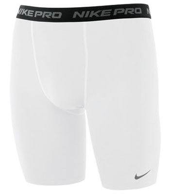 Nike Pro Compression Shorts White