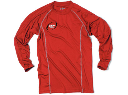 Cotton Traders Performance Base Layer Red Kids