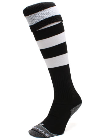 Original Hooped Match Sock - Black-White