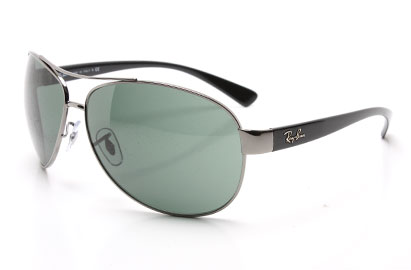 Ray-Ban 3386 Silver/Grey Polarised Aviator Sunglasses