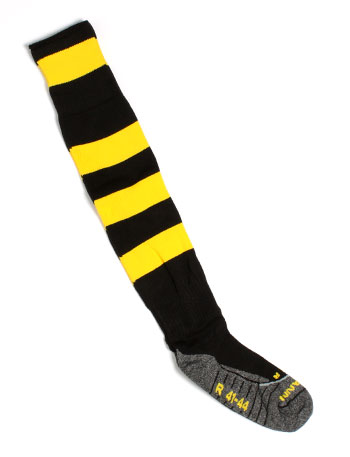 Original Hooped Match Sock - Black-Yellow