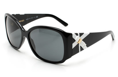 Versace 4171 Shiny Black Sunglasses