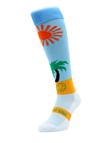 Wackysox Lifes a Beach Football Socks