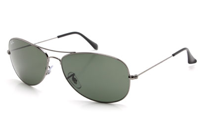 Ray-Ban 3362 Cockpit Gunmetal Aviator Sunglasses