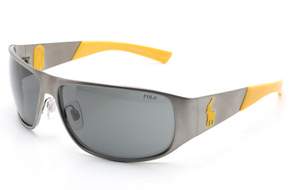 Polo 3046 Gunmetal-Yellow Sunglasses