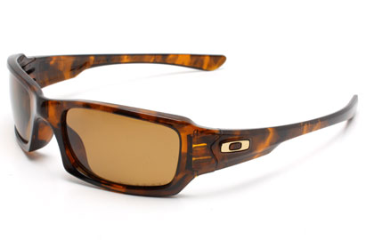 Oakley Polarized Fives Squared OO9079 12-968 Tortoise Sunglasses