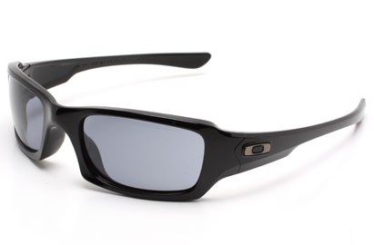 Oakley Fives Squared 9079 03-440 Polished Black Grey Sunglasses