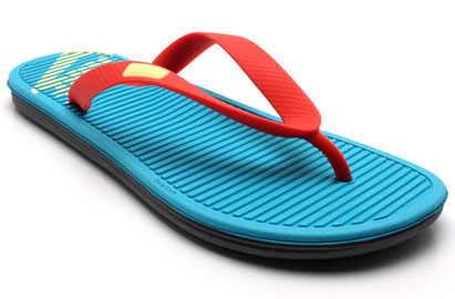 Solarsoft Thong Flip Flops Crimson/Ultra Marine