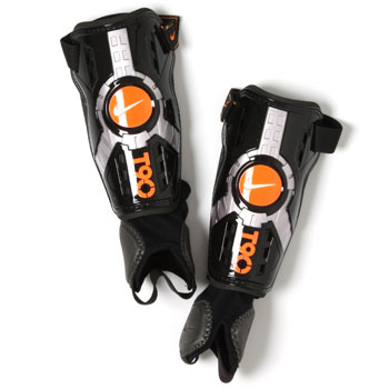 T90 Protegga Anatomical Shinguard Black-Orange