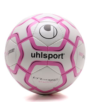 TCPS Lovell Soccer Stadium Training Football White/Pink