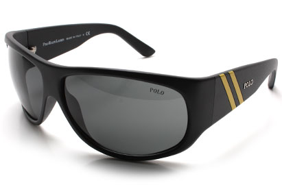 Polo 4057 Matte Black Yellow Sunglasses