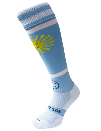 Argentina Football Wackysox Sky/White