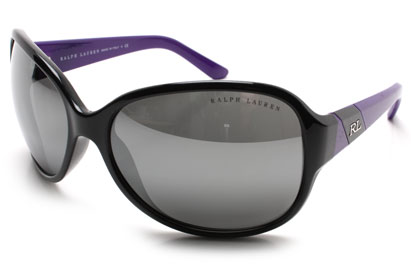 Ralph Lauren 8067 Black and Purple Sunglasses