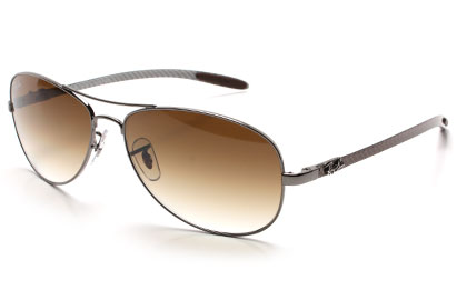 Ray-Ban 8301 Carbon Fibre Collection Gunmetal Sunglasses